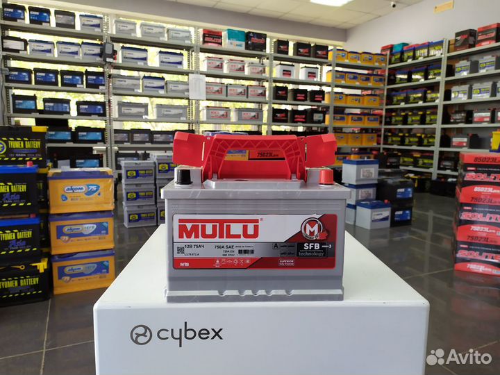 Аккумулятор 75Ач 720А Mutlu SFB обратной полярност