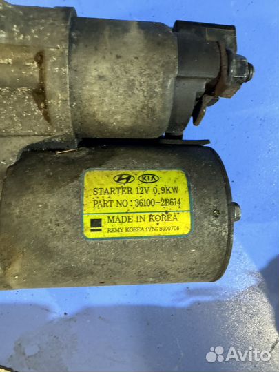 Стартер на hyundai solaris 2