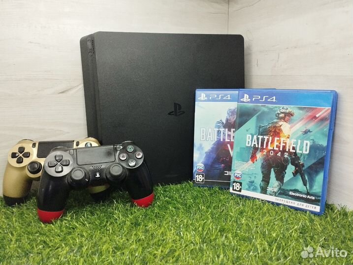 Sony playstation 4 Slim 500gb + гарантия