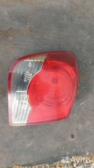 Фонарь задний левый на chevrolet cruze