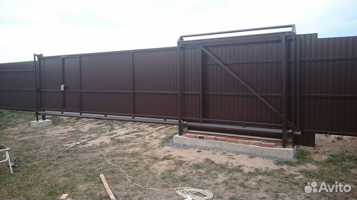 Забор из профнастила