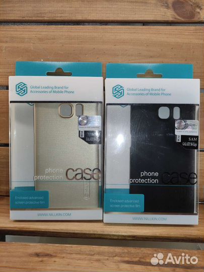 Чехол Nillkin Frosted Samsung S6 Edge 2шт разом