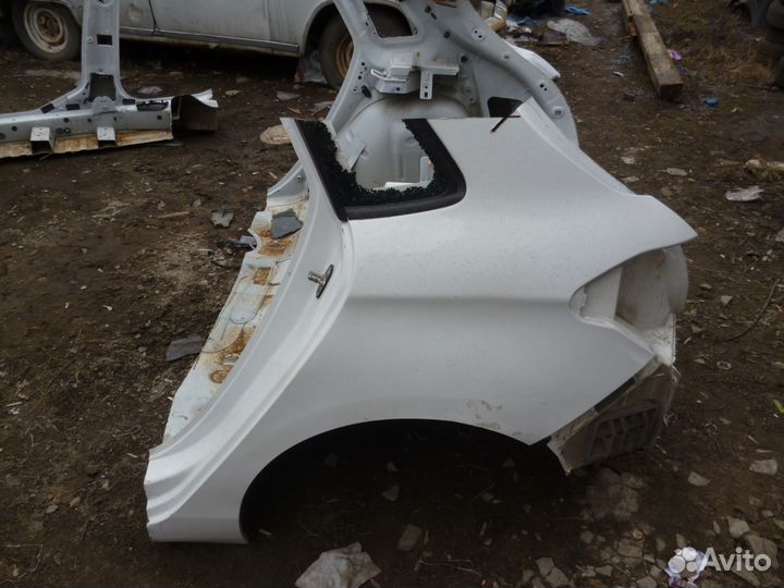 Citroen c4 b7 задняя часть кузова крылья панель