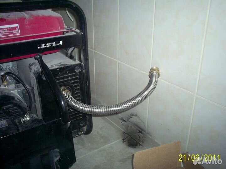 Рукав газоотвода генератора (выхлопная система)