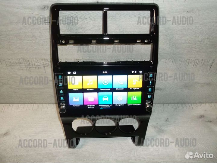 Магнитола LADA Priora 2 Android с крутилками