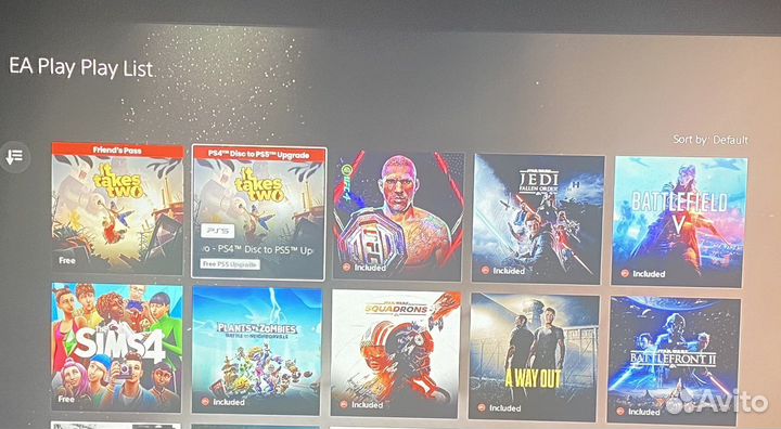 Подписка EA Play, игры ps4, ps5