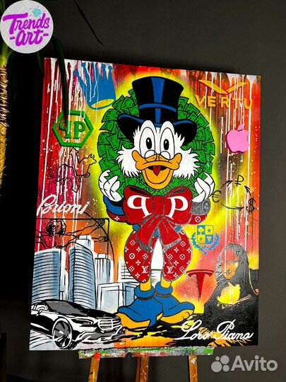 Картины лофт для современного интерьера гостиной