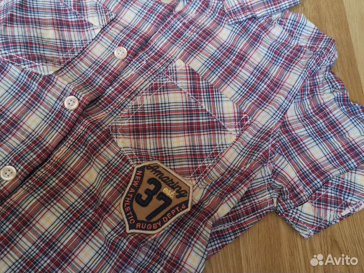 Рубашка с коротким рукавом для мальчика