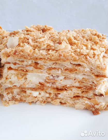 Торт Наполеон на заказ, домашний Наполеон