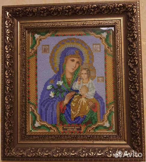 Икона Божьей матери Неувядаемый цвет