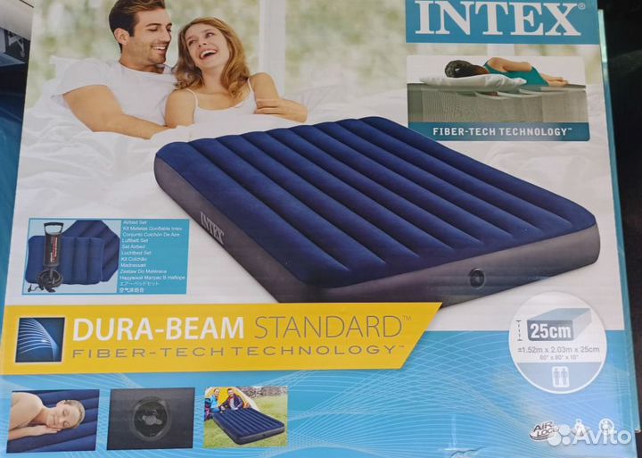 Матрас надувной Intex