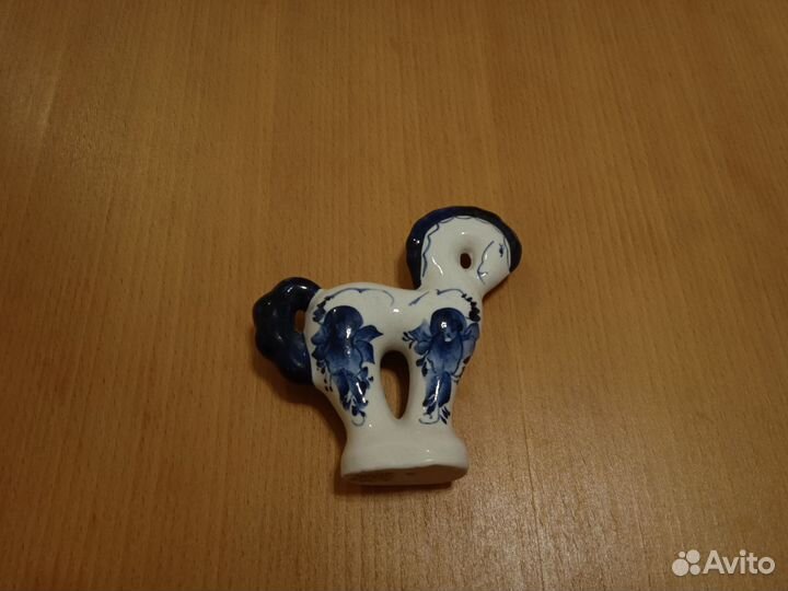Лошадка гжель СССР статуэтка