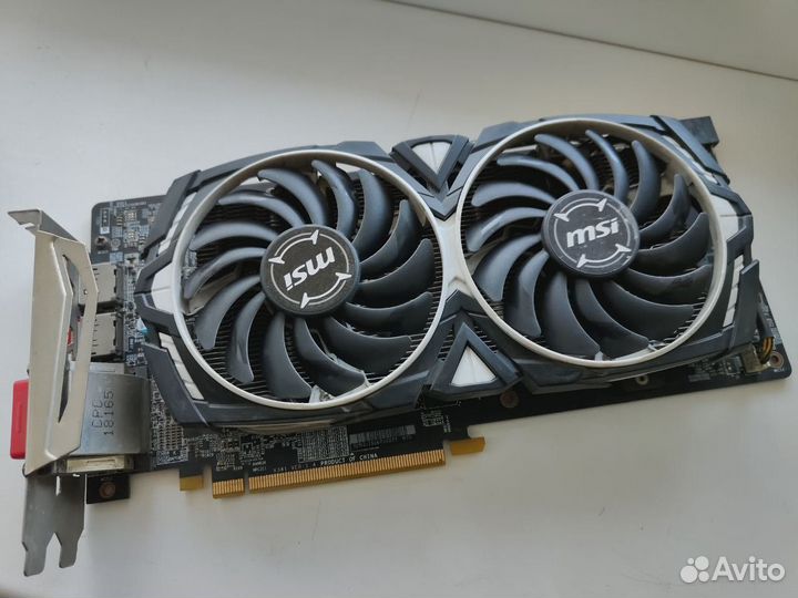 Видеокарта MSI Armor RX 580 8GB gddr5 ос