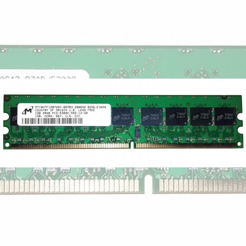 [MT18HTF12872AY-667B3] Оперативная Память Micron 1gb Mt18htf12872ay-667b3