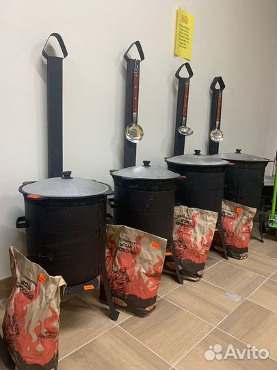 Казан и печь (комплекты от 6л до 22л)
