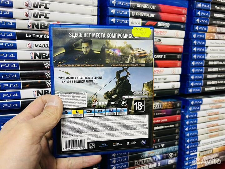 Battlefield hardline ps4 диск