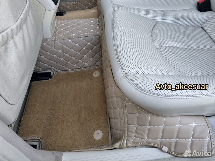 5D Ковры Mercedes E class W211 W212 W213 Бежевые