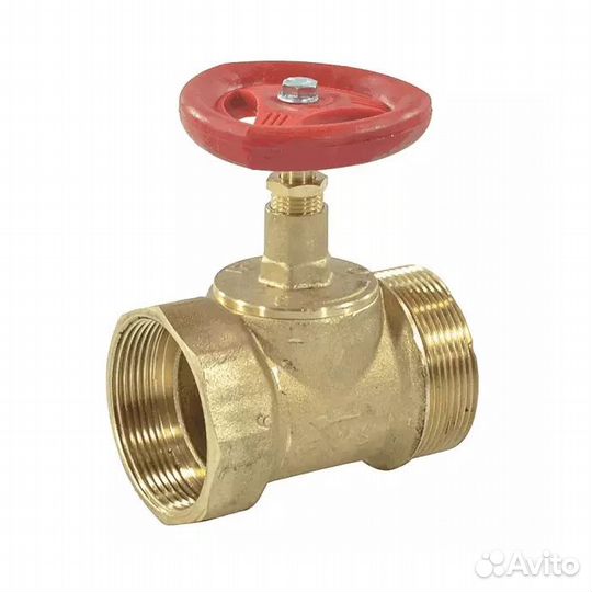 Клапан запорный 15Б3Р 2 Ду50 Ру16 латунный, наружн