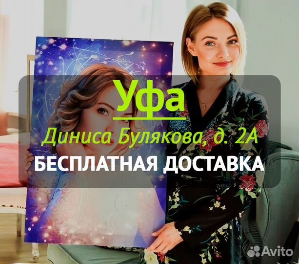 Художественный портрет по фото на холсте подарок