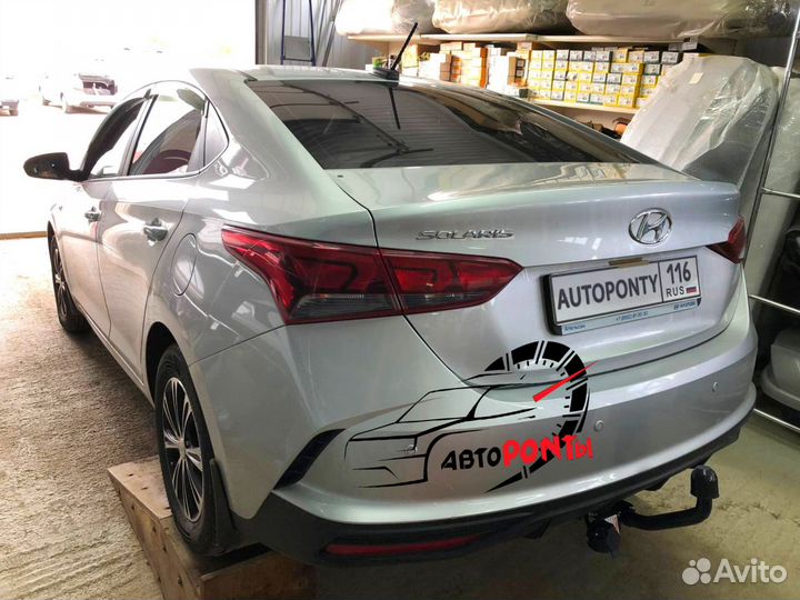 Фаркоп Hyundai Solaris с 2022 съемный шар