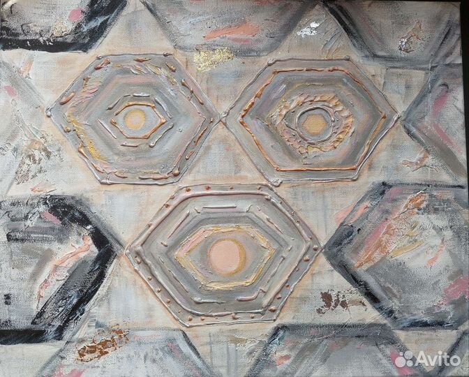 Интерьерная картина текстурная