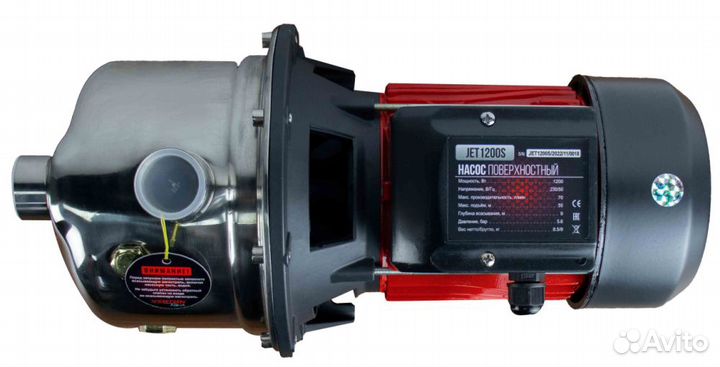 Поверхностный насос Verton aqua JET1200S,70л/мин