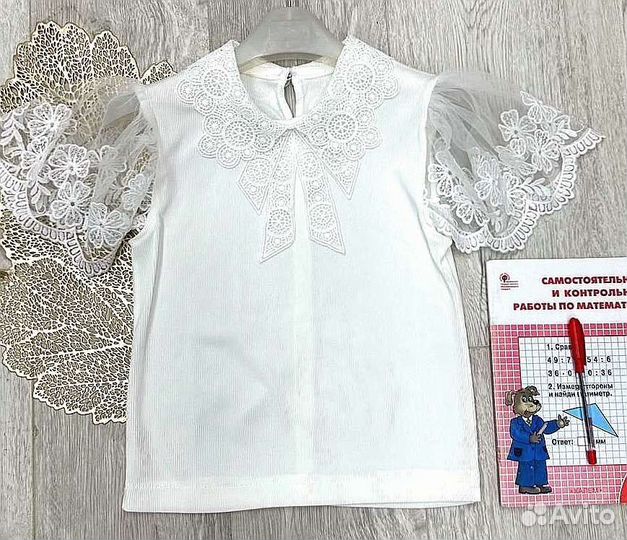 Блузка школьная на девочку