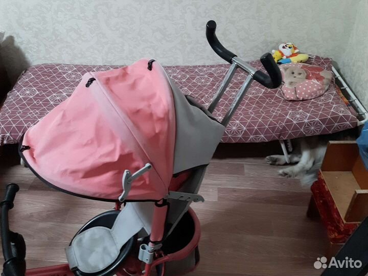 Детский велосипед с ручкой бу