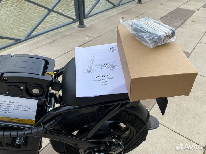 Электровелосипед spetime S6. электровелосипед