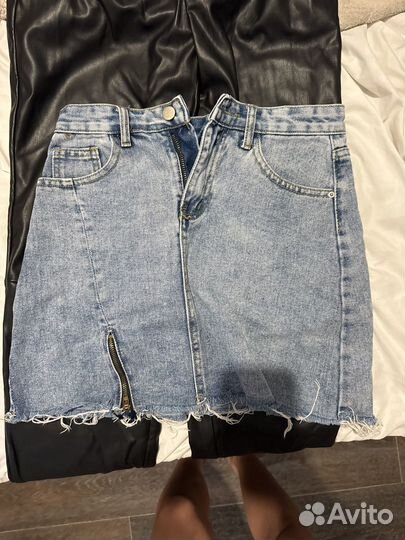 Брюки кожаные zarina