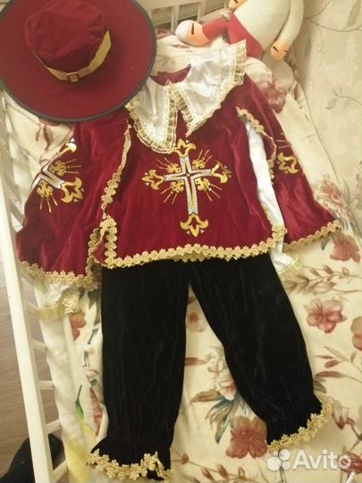 Костюм мушкетёра 3-4 года