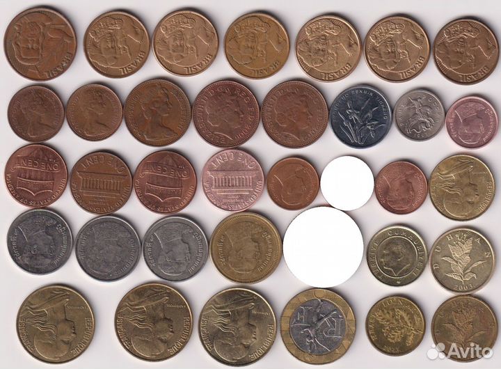 Монеты по одной цене