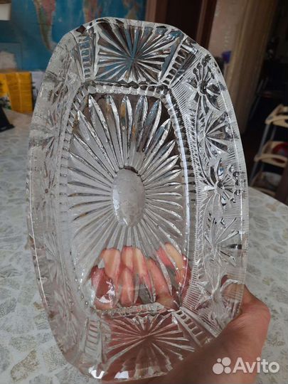 Ваза хрустальная СССР большая