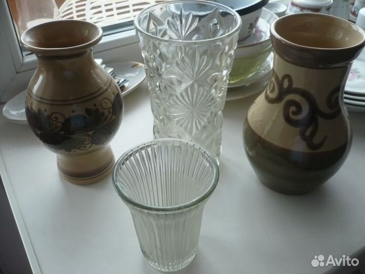 Все вазы для цветов.Пр-во СССР