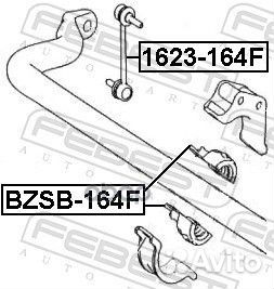 Bzsb-164F втулка переднего стабилизатора d30 M