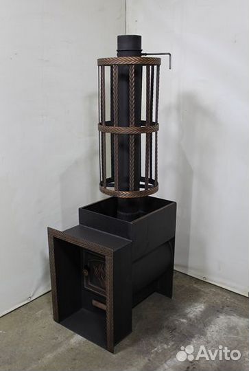 Печь для бани с баком