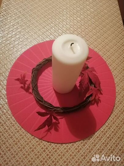 Искусственный венок, подложка