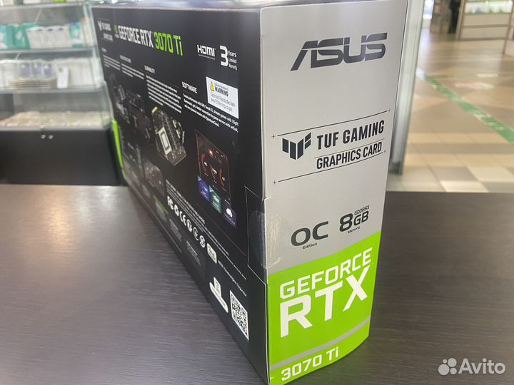 Новые asus GeForce RTX 3070 Ti TUF Gaming 8G V2
