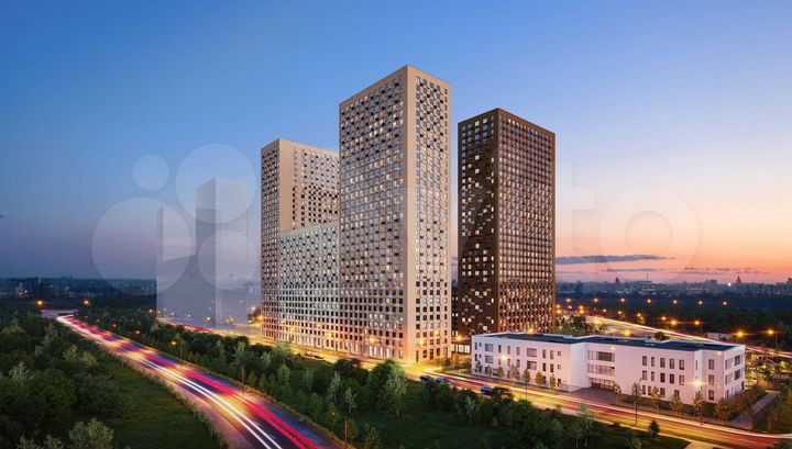 2-к. квартира, 63,8 м², 6/33 эт.