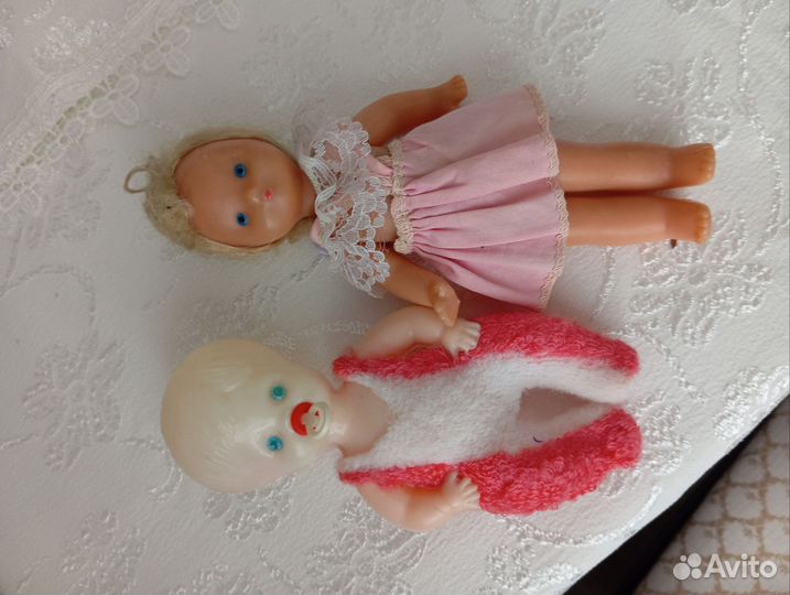 Куколка паричковая 70е, пупс 90е