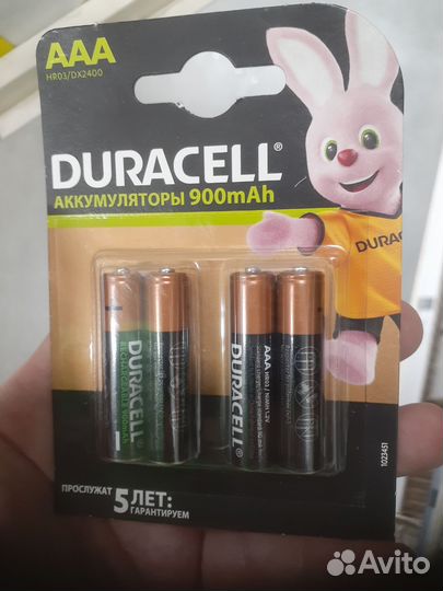 Аккумулятор duracell AAA 900