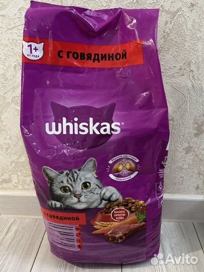Корм для кошек вискас 5кг