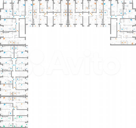 1-к. квартира, 53,7 м², 4/5 эт.