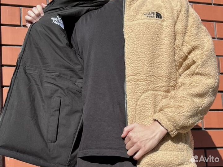 Куртка the north face двусторонняя