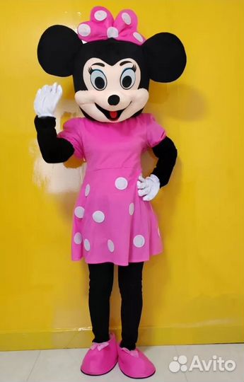 Ростовая Кукла минни маус розовый