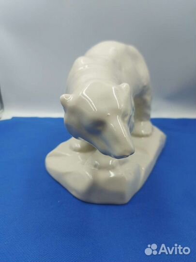 Редкий винтажный белый медведь chodziez