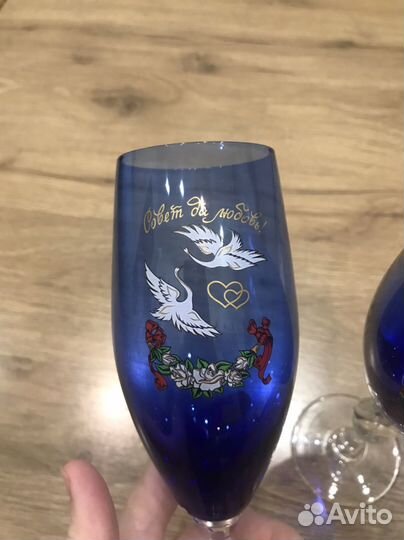 Фужеры хрустальные СССР