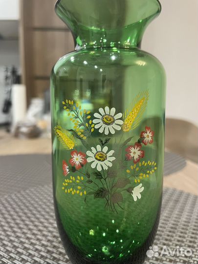 Винтажная вазочка из тонкого стекла, СССР