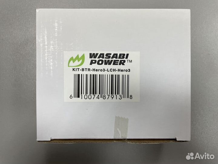 Зарядка Wasabi Power GoPro Hero 3/3+ + 2 аккум