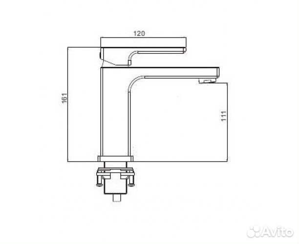 Смеситель для раковины gappo G1017-6